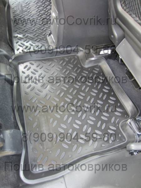 Коврики в салон Chevrolet Captiva(Шевроле Каптива) до 2012 с бортиком